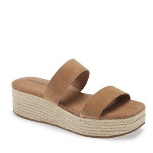 Treasure & Bond - Fatima Brown Suede Slip Espadrille Sandals Size 10 M - AS NEW